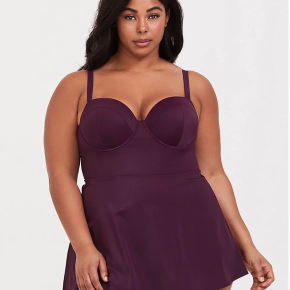 torrid Other - Torrid Purple Swimdress torrid Other - Torrid Purple Swimdress